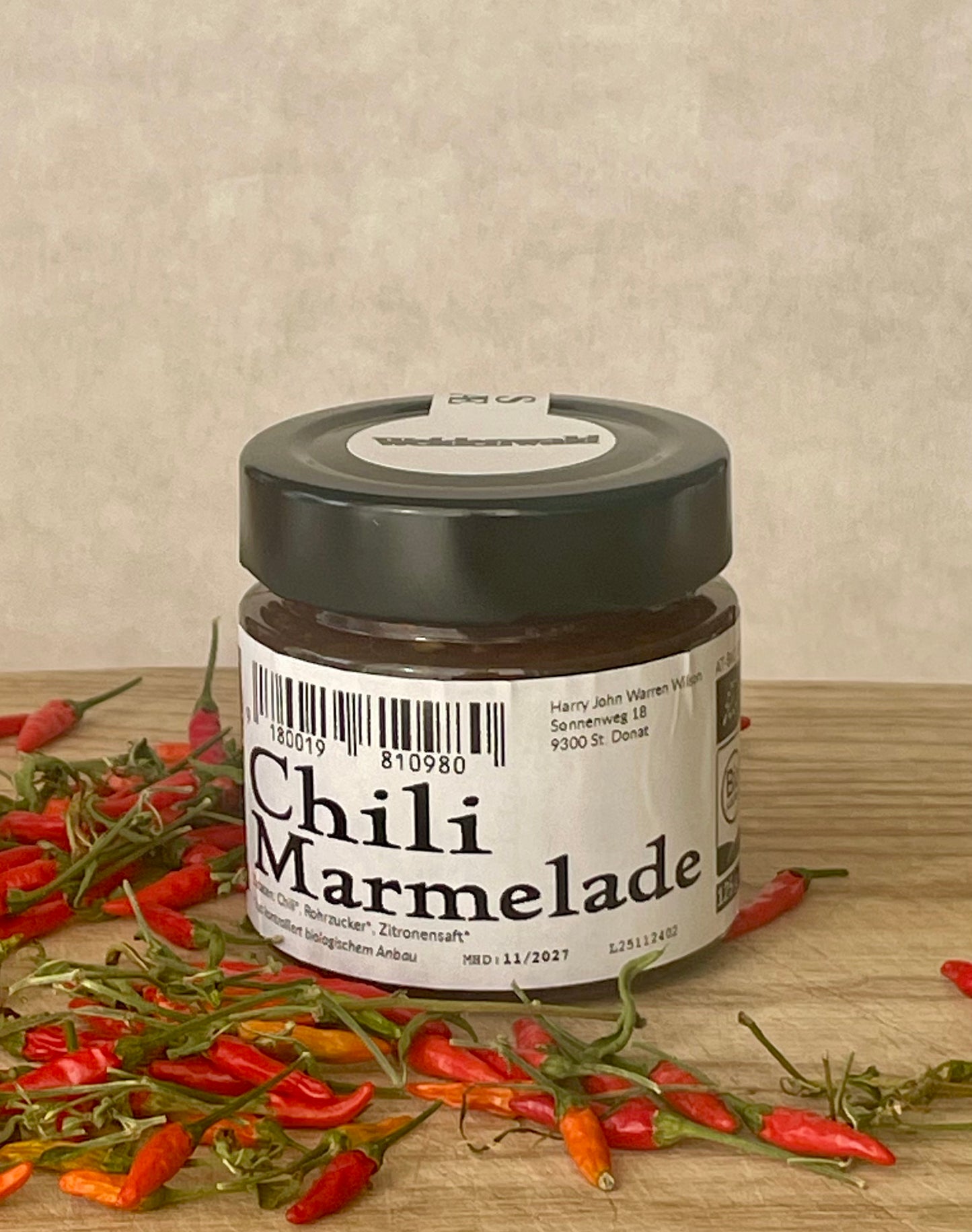 Chili Marmelade Bio 125 g